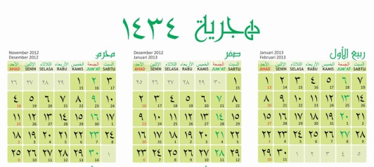 kalender hijriah 1435 h